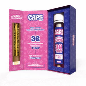 CAPS 3G Hash Hole THCP BADDER Blunts – Blueberry Chill