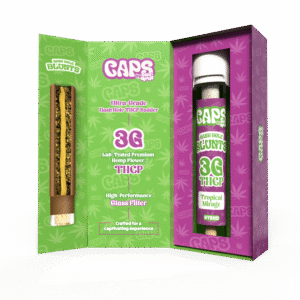 CAPS 3G Hash Hole THCP BADDER Blunts – Tropical Mirage