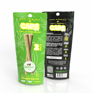 CAPS 2 Pack THC-A Prerolls 2g Total – Pineapple Express Hybrid